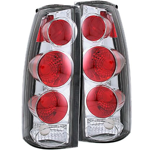 Picture of ANZO 1999 - 2000 Cadillac Escalade Taillights Chrome 3D Style