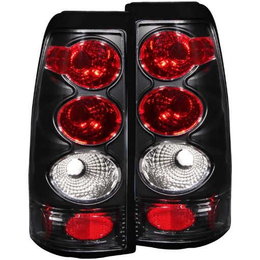 Picture of ANZO 1999 - 2002 Chevrolet Silverado 1500 Taillights Black