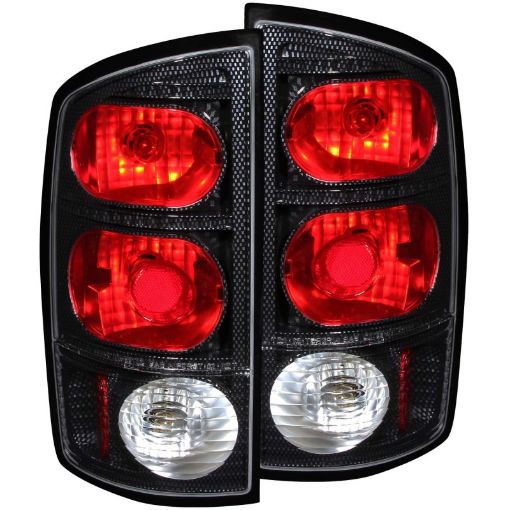 Picture of ANZO 2002 - 2005 Dodge Ram 1500 Taillights Carbon