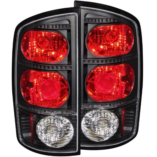 Picture of ANZO 2002 - 2005 Dodge Ram 1500 Taillights Black