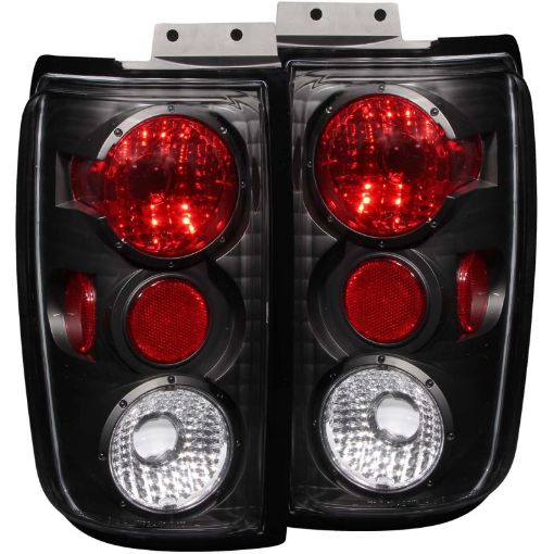 Picture of ANZO 1997 - 2002 Ford Expedition Taillights Black