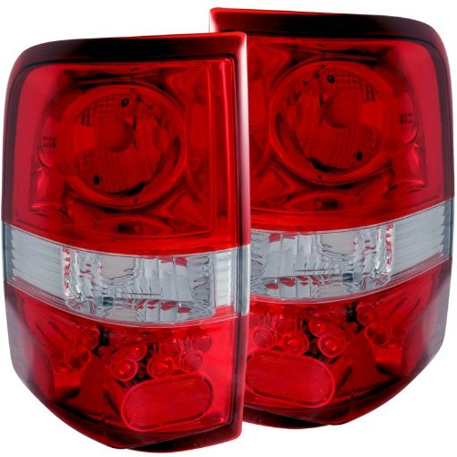 Picture of ANZO 2004 - 2008 Ford F - 150 Taillights RedClear - LED Style