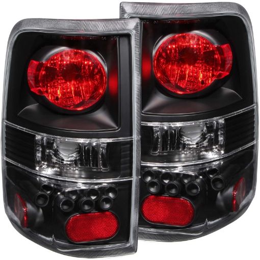 Picture of ANZO 2004 - 2008 Ford F - 150 Taillights Black