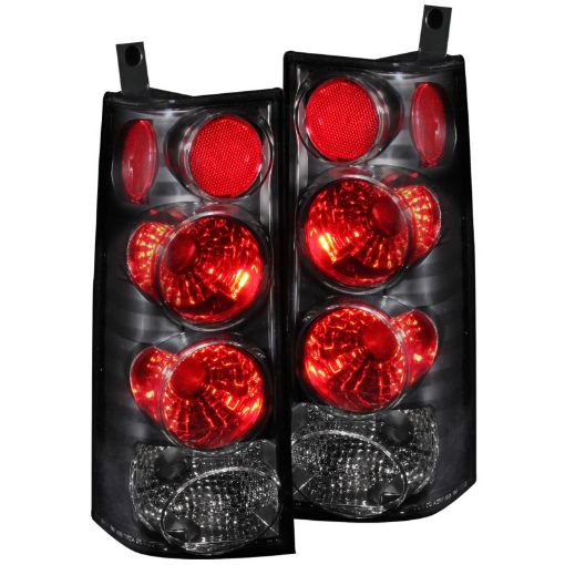 Picture of ANZO 2003 - 2015 Chevrolet Express Taillights Black