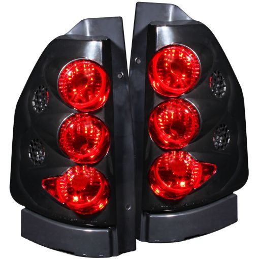 Picture of ANZO 2002 - 2008 Gmc Envoy Taillights Black