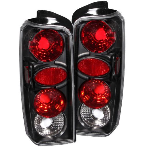 Picture of ANZO 1997 - 2001 Jeep Cherokee Taillights Black