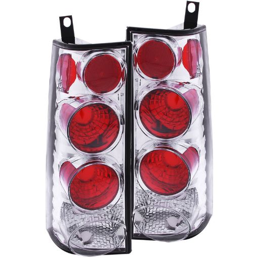 Picture of ANZO 1996 - 2002 Gmc Savana Taillights Chrome