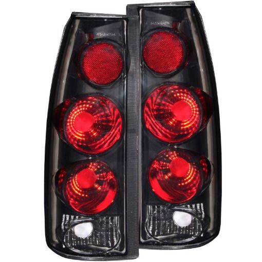 Picture of ANZO 1999 - 2000 Cadillac Escalade Taillights Dark Smoke 3D Style