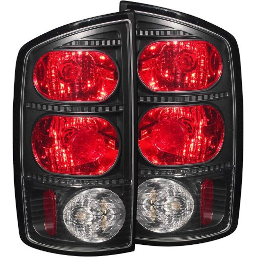 Picture of ANZO 2002 - 2005 Dodge Ram 1500 Taillights Dark Smoke