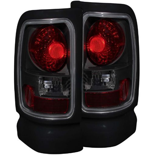 Picture of ANZO 1994 - 2001 Dodge Ram Taillights Dark Smoke