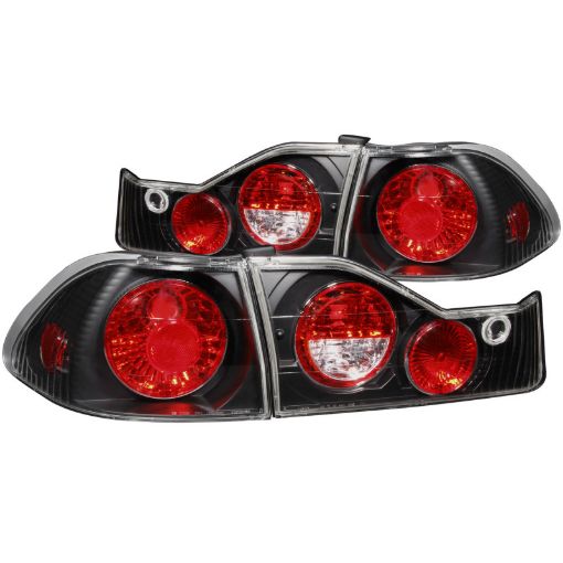 Picture of ANZO 1998 - 2000 Honda Accord Taillights Black