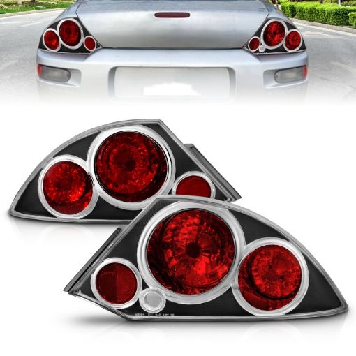 Picture of ANZO 2000 - 2005 Mitsubishi Eclipse Taillights Black