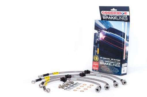 Picture of Goodridge 99 - 00 Honda Civic Si (wRear Disc) Stainless Steel Brake Line Kit