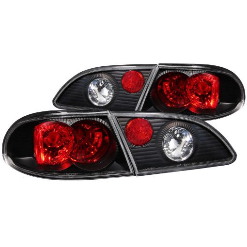 Picture of ANZO 1998 - 2002 Toyota Corolla Taillights Black