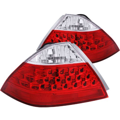 Picture of ANZO 2006 - 2007 Honda Accord Taillights RedClear