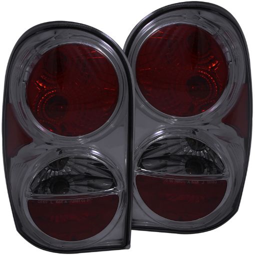 Picture of ANZO 2002 - 2007 Jeep Liberty Taillights Smoke