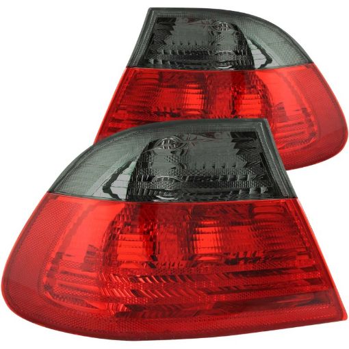 Picture of ANZO 2000 - 2003 BMW 3 Series E46 Taillights RedSmoke - Outer