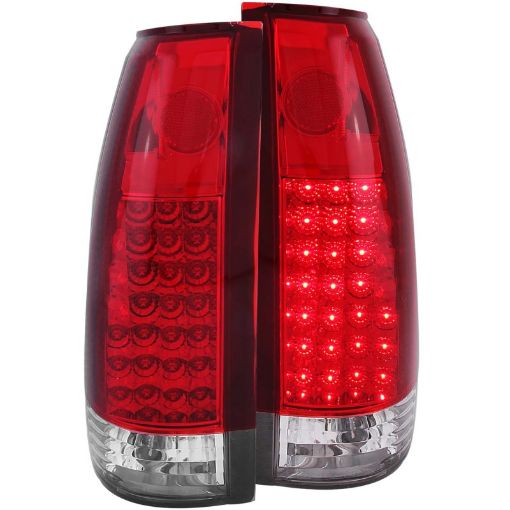 Picture of ANZO 1999 - 2000 Cadillac Escalade LED Taillights Red Clear G2