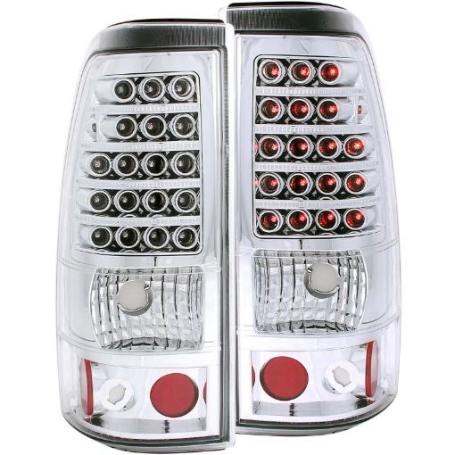 Picture of ANZO 2003 - 2006 Chevrolet Silverado 1500 LED Taillights Chrome