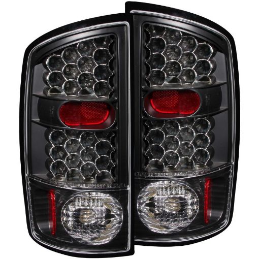 Picture of ANZO 2002 - 2005 Dodge Ram 1500 LED Taillights Black