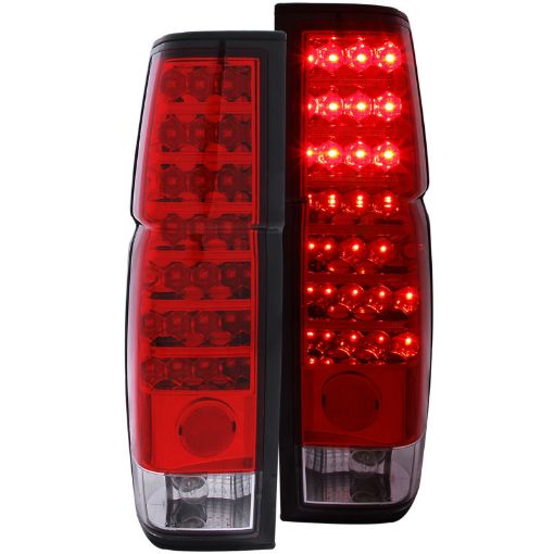 Picture of ANZO 1986 - 1997 Nissan Hardbody LED Taillights RedClear