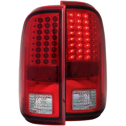 Picture of ANZO 2008 - 2015 Ford F - 250 LED Taillights RedClear