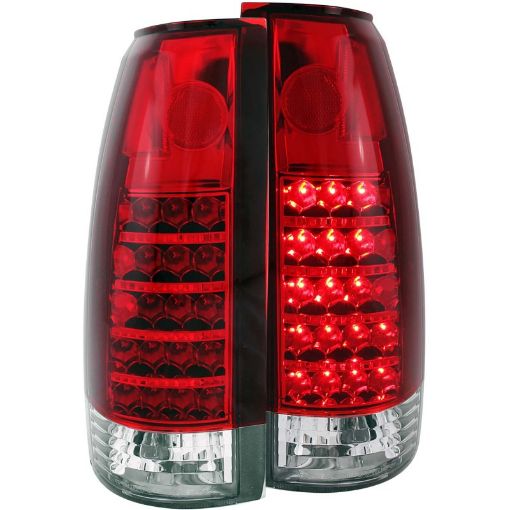 Picture of ANZO 1999 - 2000 Cadillac Escalade LED Taillights RedClear