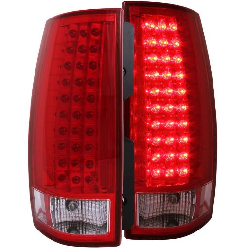 Picture of ANZO 2007 - 2014 Chevrolet Suburban LED Taillights RedClear