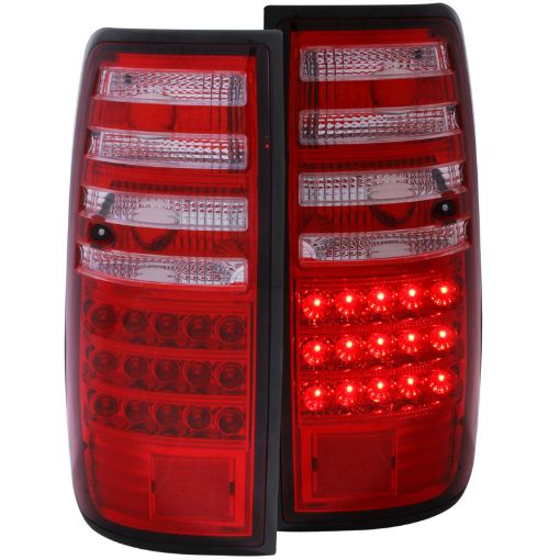 Picture of ANZO 1991 - 1997 Toyota Land Cruiser Fj LED Taillights RedClear