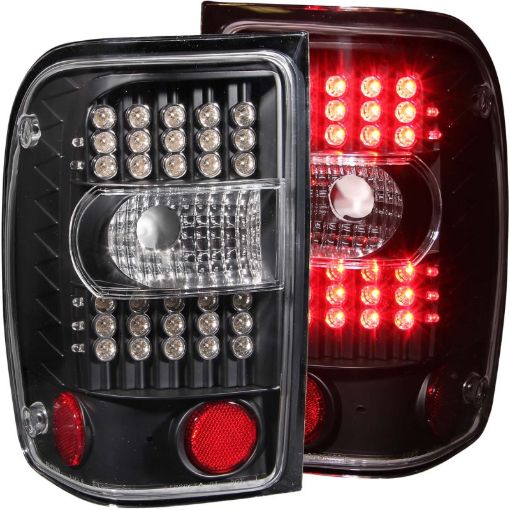 Picture of ANZO 2001 - 2011 Ford Ranger LED Taillights Black