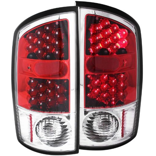 Picture of ANZO 2002 - 2005 Dodge Ram 1500 LED Taillights RedClear