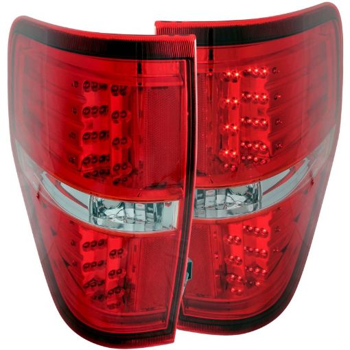 Picture of ANZO 2009 - 2014 Ford F - 150 LED Taillights RedClear