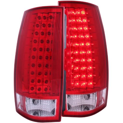 Picture of ANZO 2007 - 2014 Chevrolet Suburban LED Taillights RedClear G4