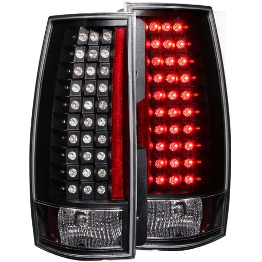 Picture of ANZO 2007 - 2014 Chevrolet Suburban LED Taillights Black G4