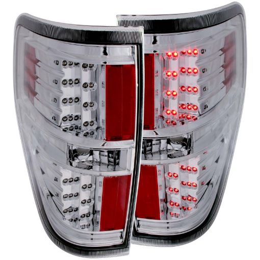 Picture of ANZO 2009 - 2014 Ford F - 150 LED Taillights Chrome