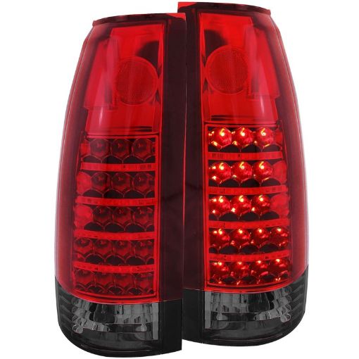 Picture of ANZO 1999 - 2000 Cadillac Escalade LED Taillights RedSmoke