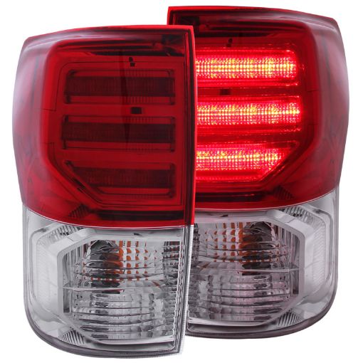 Picture of ANZO 2007 - 2013 Toyota Tundra LED Taillights RedClear G2