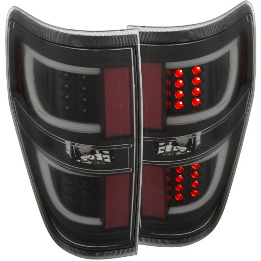 Picture of ANZO 2009 - 2013 Ford F - 150 LED Taillights Black