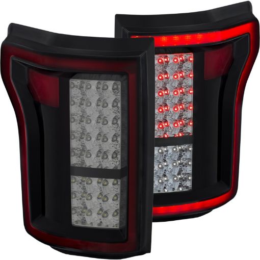 Picture of ANZO 2015 - 2016 Ford F - 150 LED Taillights RedSmoke