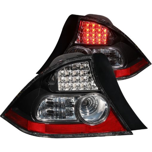 Picture of ANZO 2004 - 2005 Honda Civic LED Taillights Black