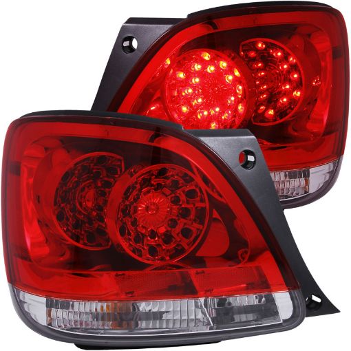 Picture of ANZO 1998 - 2005 Lexus Gs300 LED Taillights RedClear