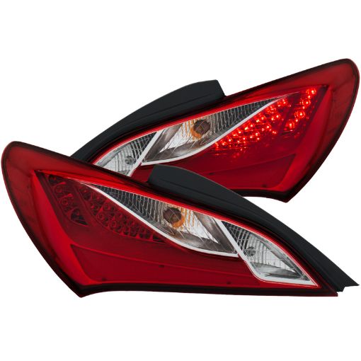 Picture of ANZO 2010 - 2013 Hyundai Genesis LED Taillights RedClear