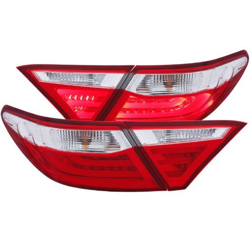 Picture of ANZO 2015 - 2016 Toyota Camry LED Taillights RedClear