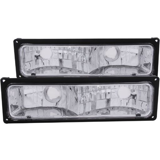 Picture of ANZO 1988 - 1998 Chevrolet C1500 Euro Parking Lights Black