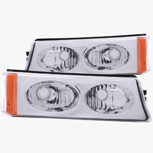 Picture of ANZO 2003 - 2006 Chevrolet Silverado 1500 Euro Parking Lights Crystal