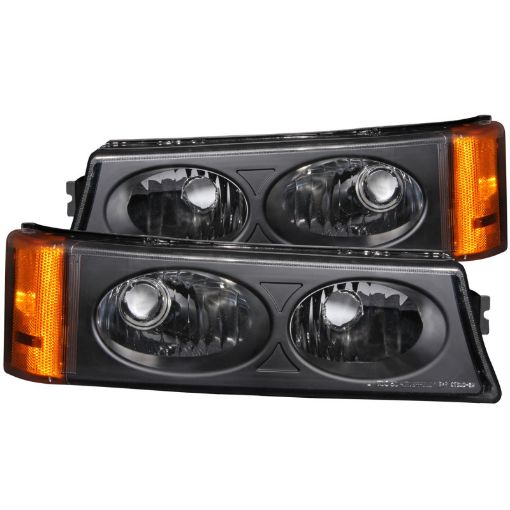 Picture of ANZO 2003 - 2006 Chevrolet Silverado 1500 Euro Parking Lights Black