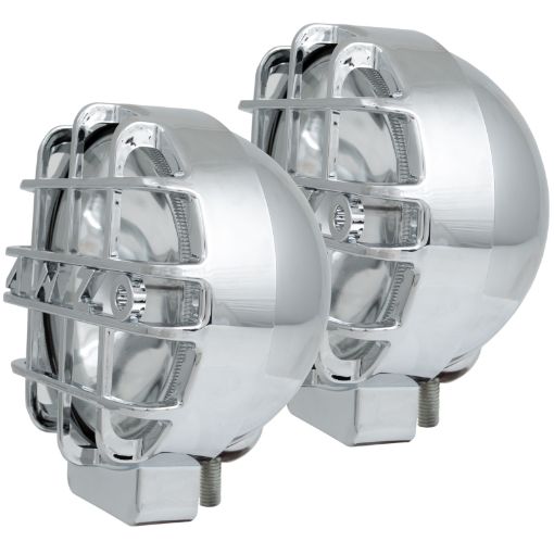 Picture of ANZO Hid Off Road Light Universal 6in HID BULLET Style Off Road Lights Chrome Pair