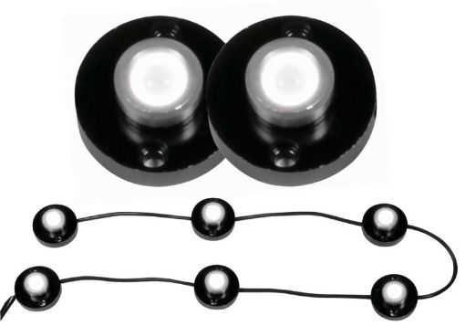 Picture of ANZO Bed Rail Lights Universal LED Heavy Duty 6 Pod LED Bed RailRock Crawler Lighting