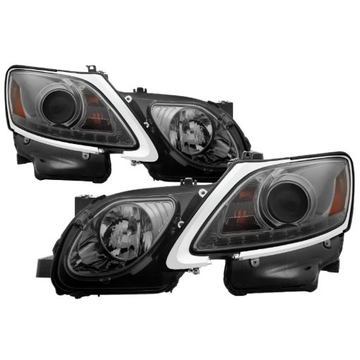 Picture of Spyder Lexus GS 300 350 450 06 - 11 Headlights - HID Model Only - Smoke PRO - YD - LG06 - HID - DRL - SM