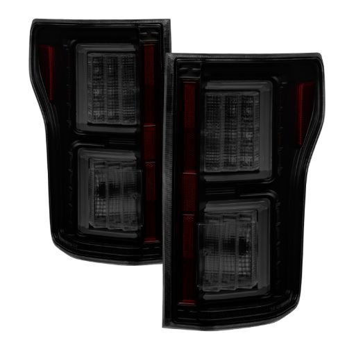 Picture of Spyder Ford F150 2015 - 2017 Light Bar LED Tail Lights - Black Smoke ALT - YD - FF15015 - LBLED - BSM